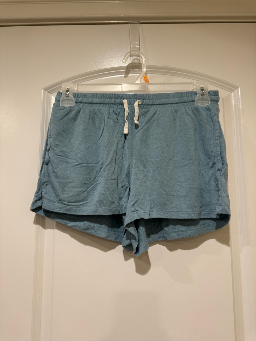 Colsie Light Blue Terry Sleep Shorts with Drawstring